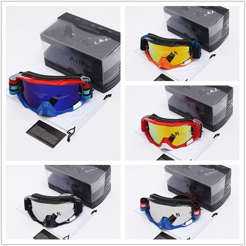 Off Road Motocross Helmet Goggles Set - Motocicleta Off-Road Racing Óculos, Combinação De