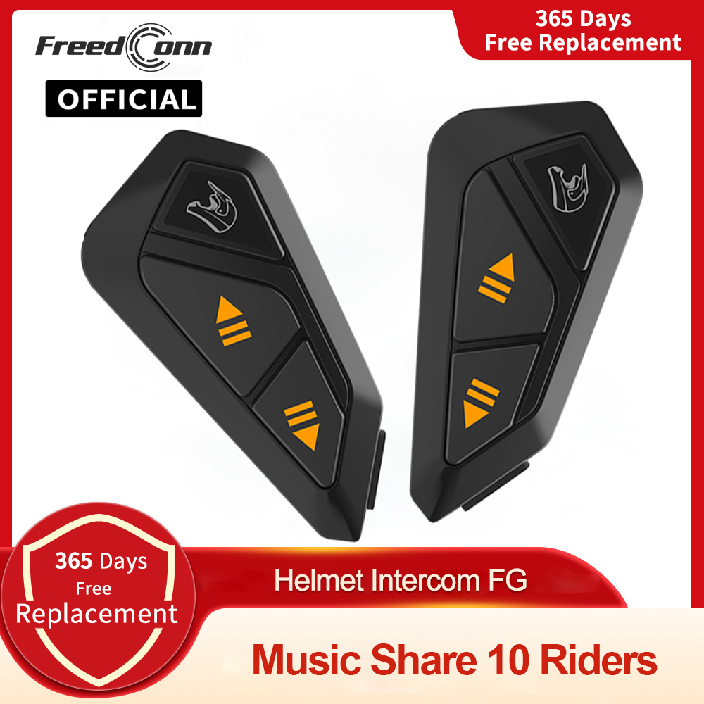 Universal Motorcycle Helmet Intercom Headset - FreedConn Motocicleta Interfone Bluetooth Capacetes Música