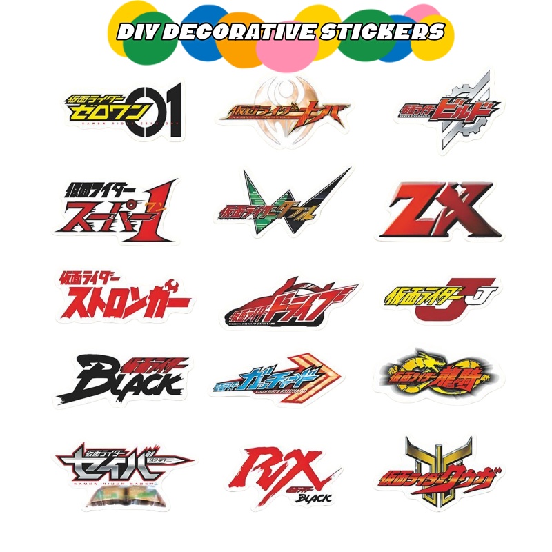 Atv Parts - Novo Adesivo Criativo do Masked Rider,