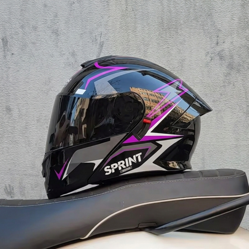 Modular Flip Up Motorcycle Helmet Dot Approved - Capacete de Motocicleta Modular Articulado Aprovado