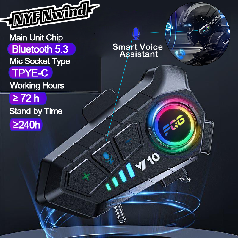 Full Face Motorcycle Helmet With Bluetooth - Motocicleta Bluetooth Capacete Headset, Kit Chamada