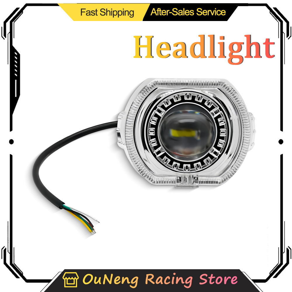 Universal Motorcycle Led Headlight Projector - Farol de LED para Moto 2.5''