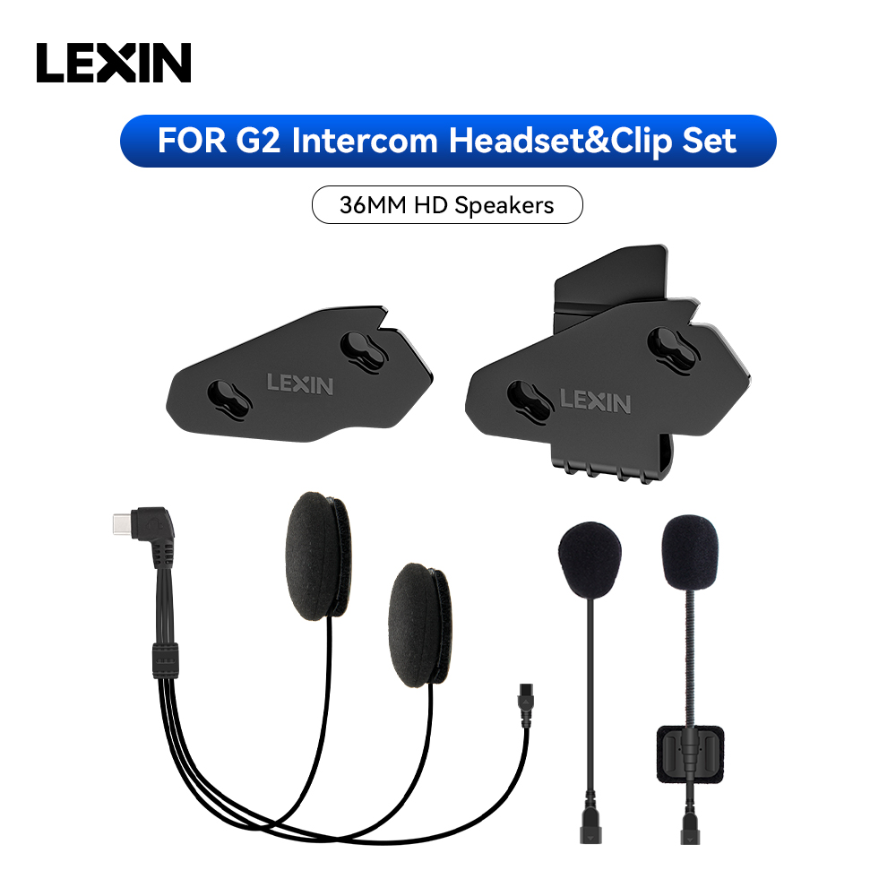 Full Face Motorcycle Helmet With Bluetooth - LEXIN-G2 motocicleta interfone fone de ouvido