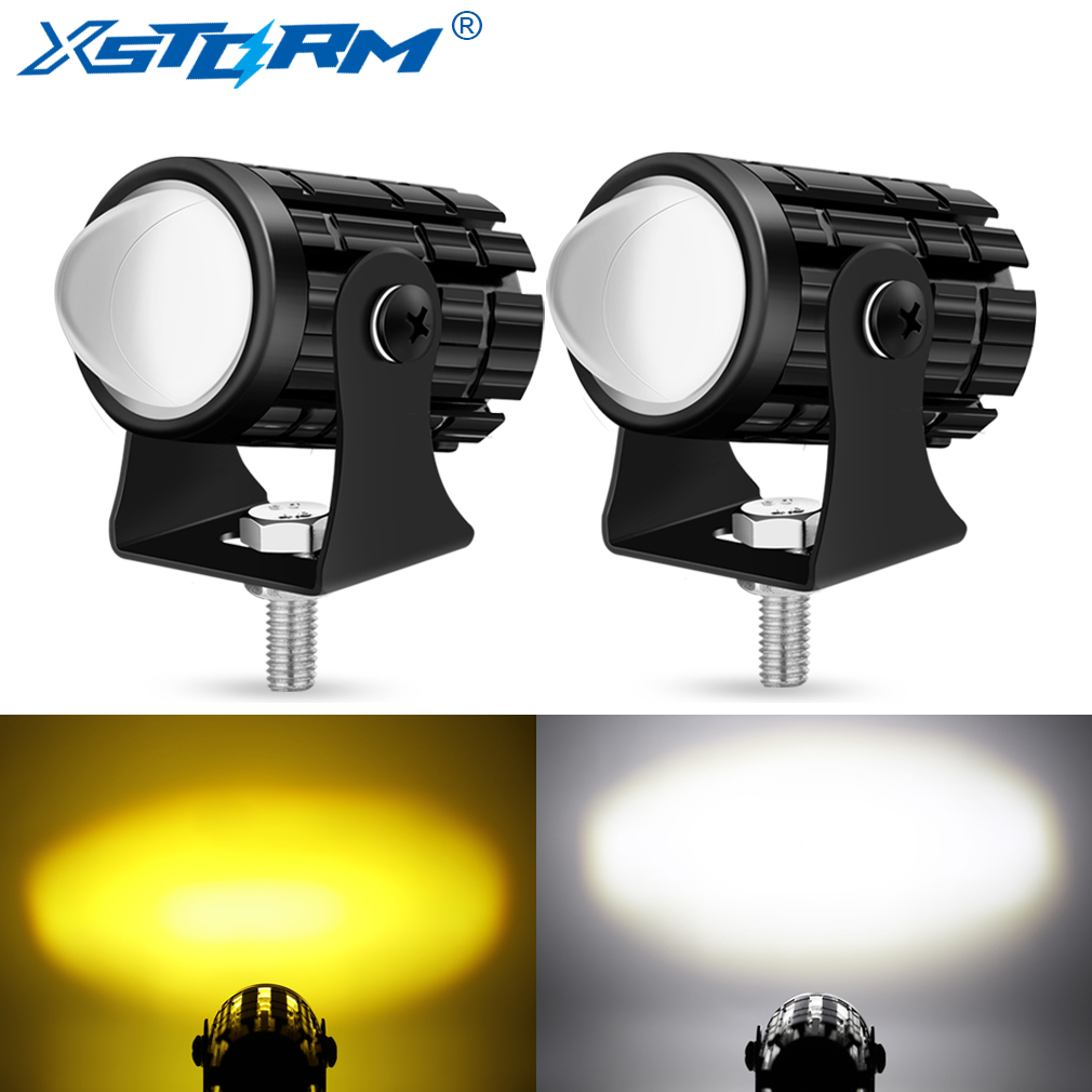 Universal Motorcycle Led Headlight Projector - Universal motocicleta led farol lente do