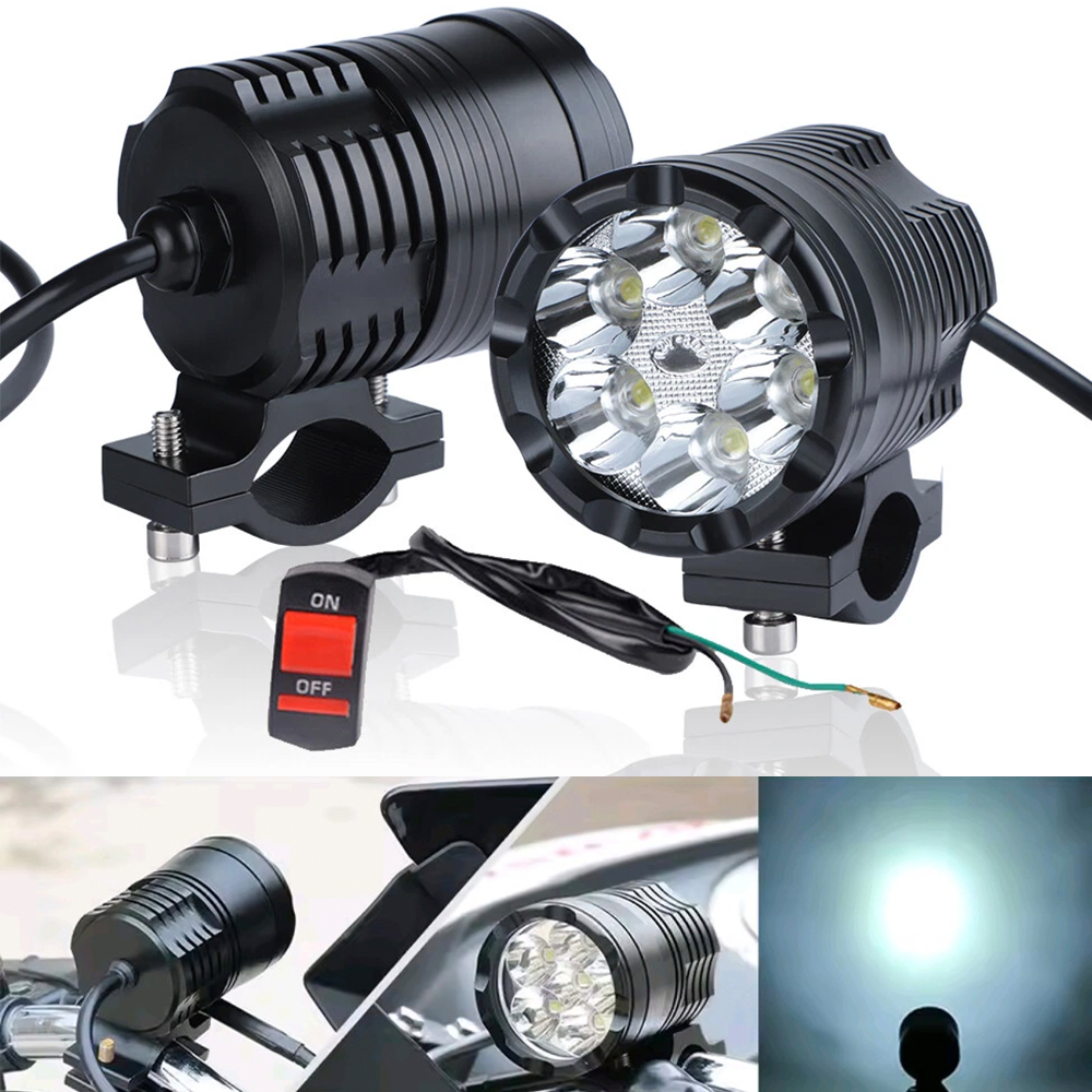 Universal Motorcycle Led Headlight Projector - Hybbyzj 6 Polegada motocicleta led farol