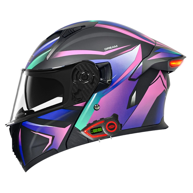 Capacetes de Motocicleta DOT c - Modular Flip Up Motorcycle Helmet Dot Approved avaliação e preço
