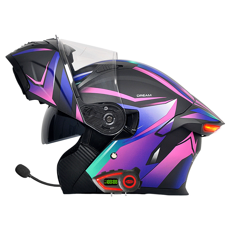 Capacetes de Motocicleta DOT c - Modular Flip Up Motorcycle Helmet Dot Approved avaliação e preço