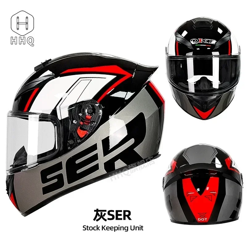 Capacete de motocicleta facial - Full Face Motorcycle Helmet With Bluetooth avaliação e preço