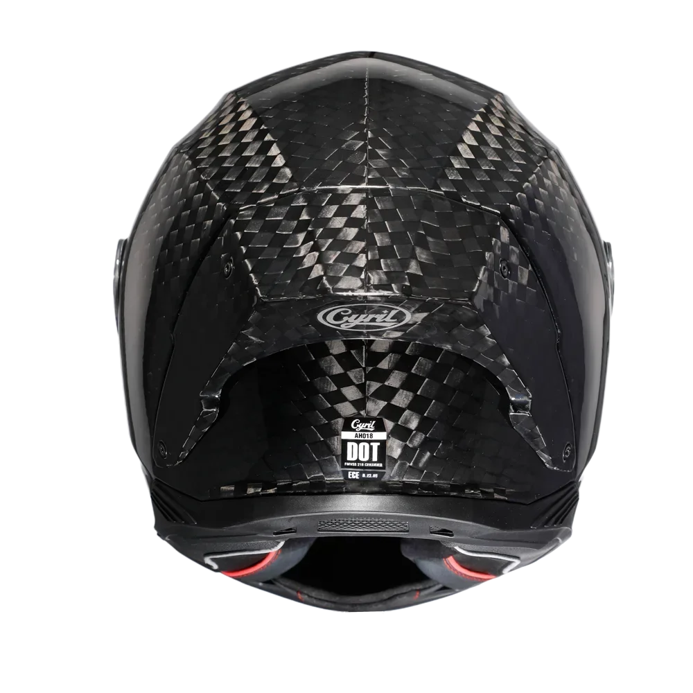 Unissex leve de fibra carbono  - Carbon Fiber Lightweight Motorcycle Helmet avaliação e preço
