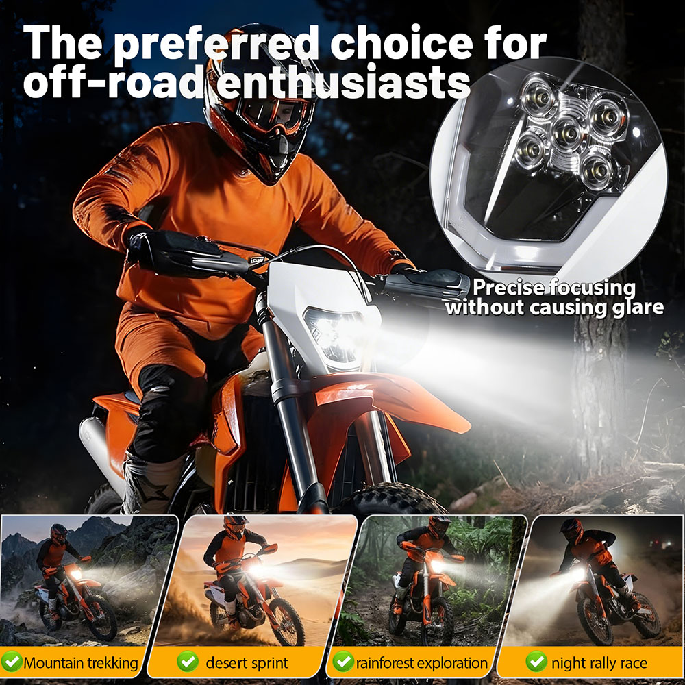 Lanterna de Cabeça LED Univers - Universal Motorcycle Led Headlight Projector avaliação e preço