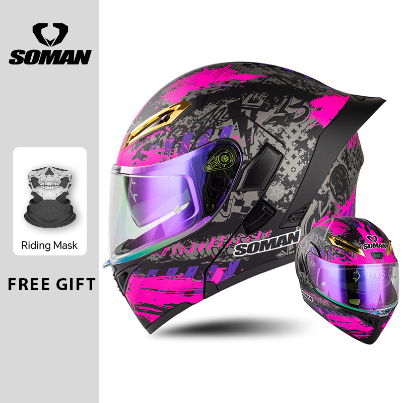 Capacete de motocicleta mascul - Modular Flip Up Motorcycle Helmet Dot Approved avaliação e preço