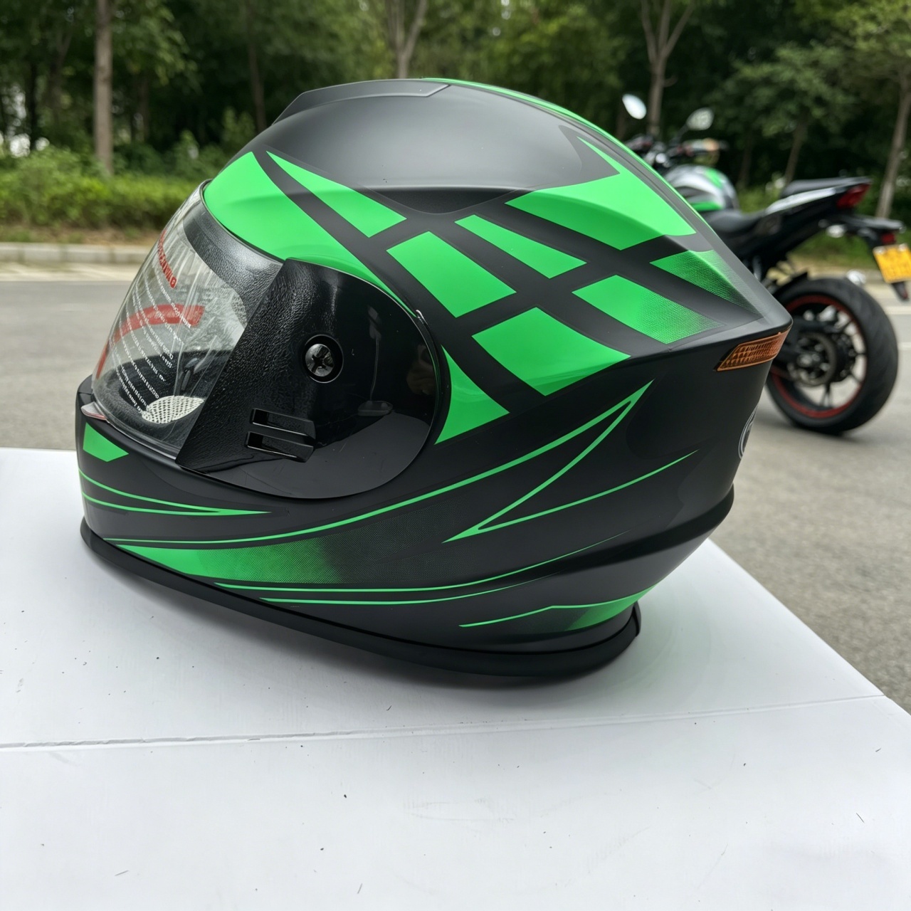 Capacete de Motocicleta Mascul - Dual Visor Motorcycle Racing Helmet avaliação e preço