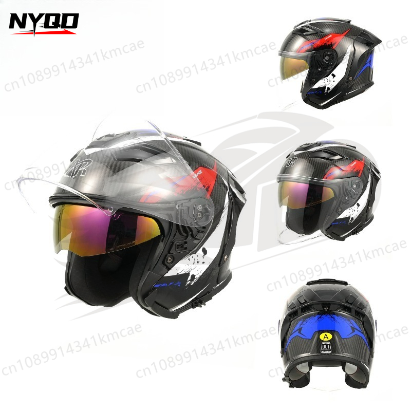 Capacete de Motocicleta em Fib - Carbon Fiber Lightweight Motorcycle Helmet avaliação e preço