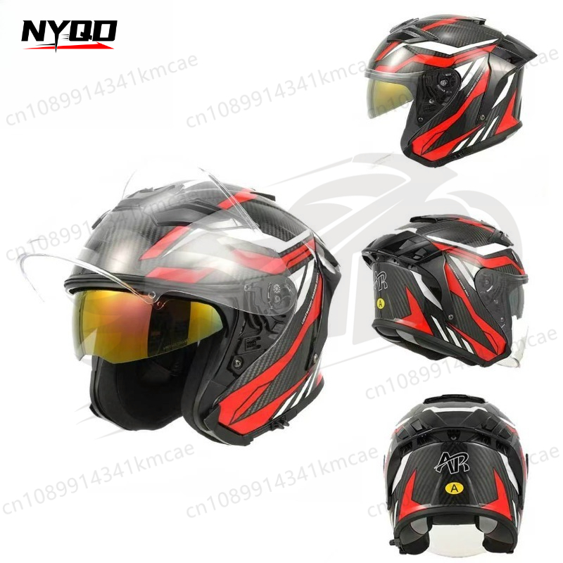Capacete de Motocicleta em Fib - Carbon Fiber Lightweight Motorcycle Helmet avaliação e preço