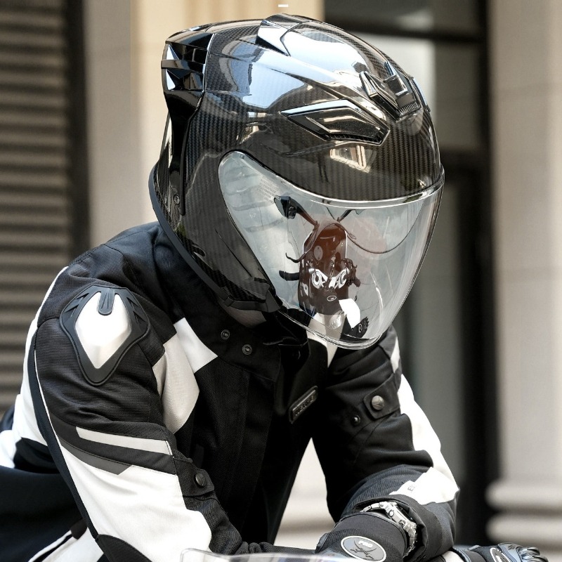 Capacete de Motocicleta em Fib - Carbon Fiber Lightweight Motorcycle Helmet avaliação e preço