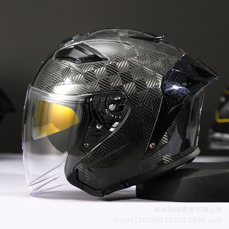Capacete de Motocicleta em Fib - Carbon Fiber Lightweight Motorcycle Helmet avaliação e preço
