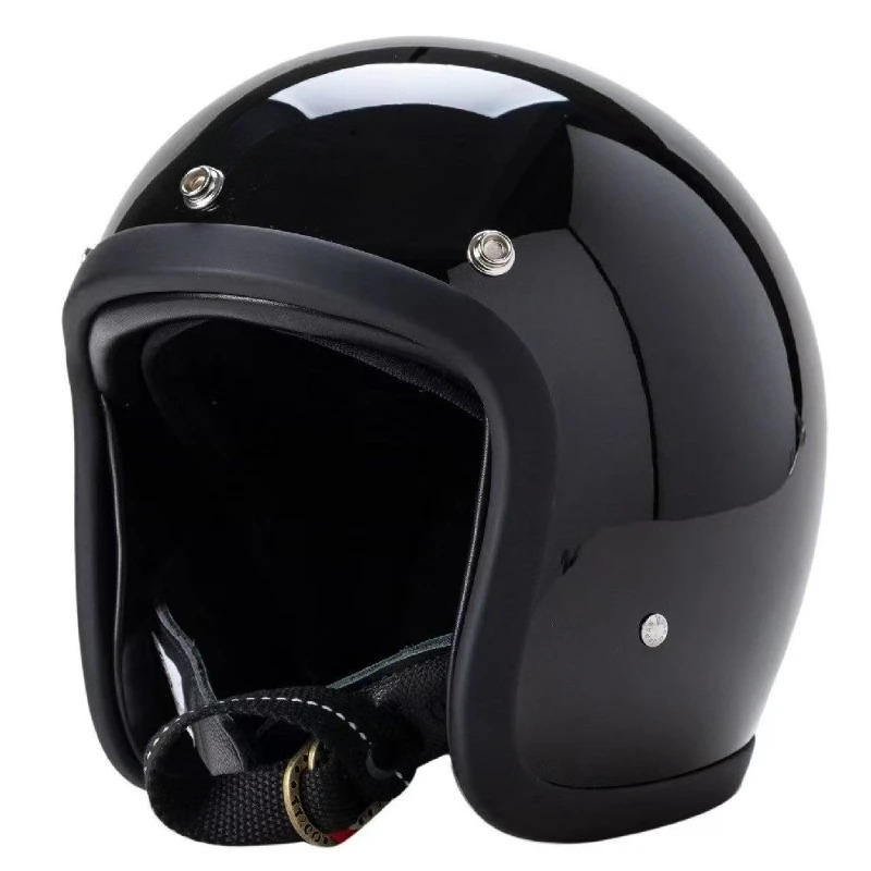 Capacete de motocicleta estilo - Vintage Open Face Retro Helmet avaliação e preço
