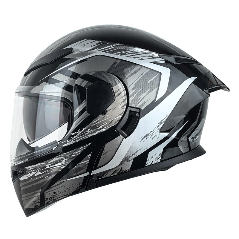 Capacete de motocicleta modula - Modular Flip Up Motorcycle Helmet Dot Approved avaliação e preço