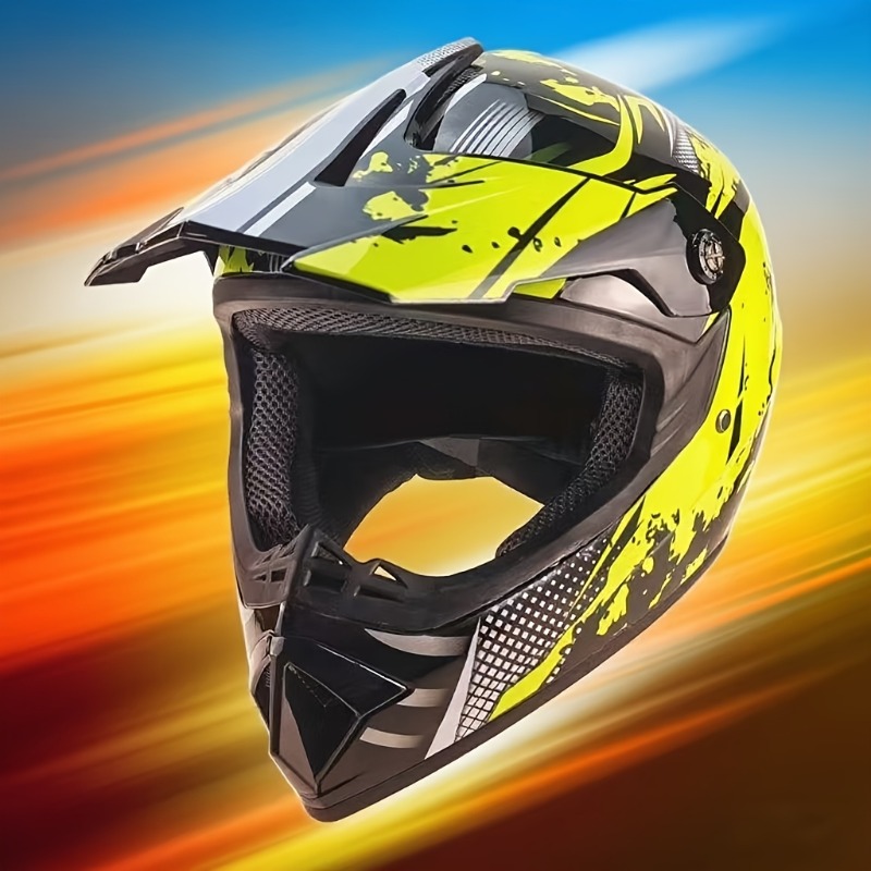 Conjunto de Capacete para Moto - Off Road Motocross Helmet Goggles Set avaliação e preço