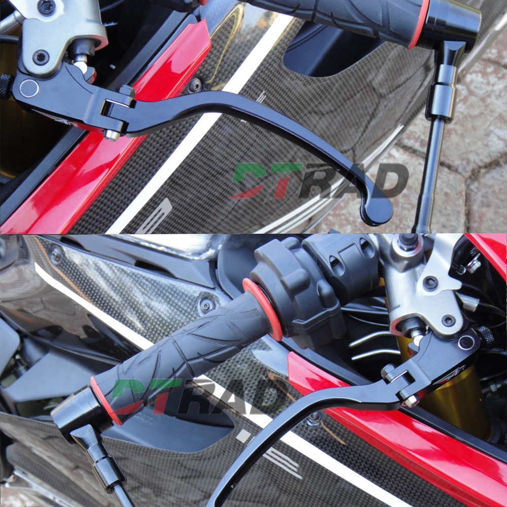 Para ducati panigale/streetfig - Cnc Aluminum Adjustable Brake Clutch Levers avaliação e preço