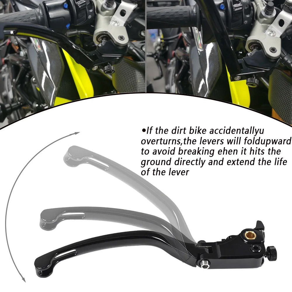Para ducati panigale/streetfig - Cnc Aluminum Adjustable Brake Clutch Levers avaliação e preço