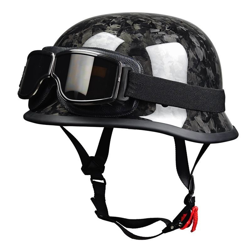 Meio capacete de fibra de carb - Carbon Fiber Lightweight Motorcycle Helmet avaliação e preço