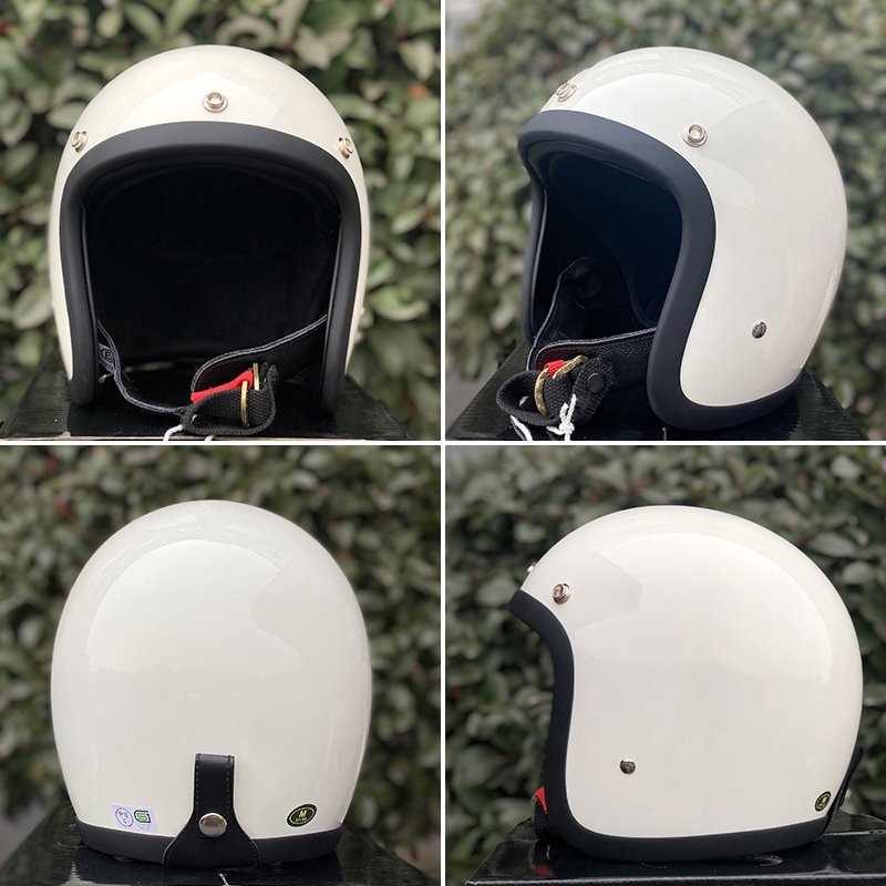 Capacete de Moto TT&COCASCOS J - Vintage Open Face Retro Helmet avaliação e preço