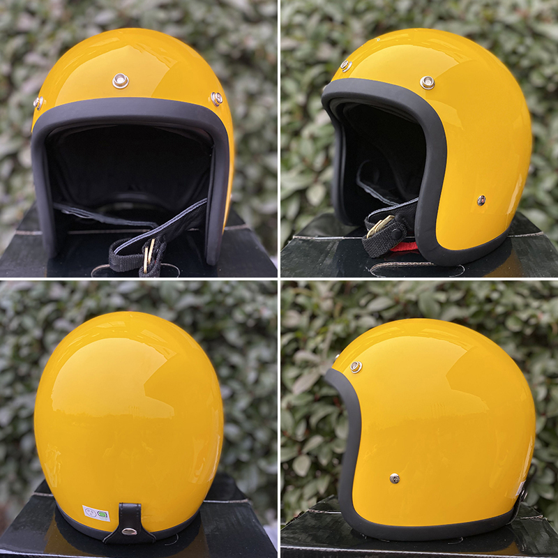Capacete de Moto TT&COCASCOS J - Vintage Open Face Retro Helmet avaliação e preço