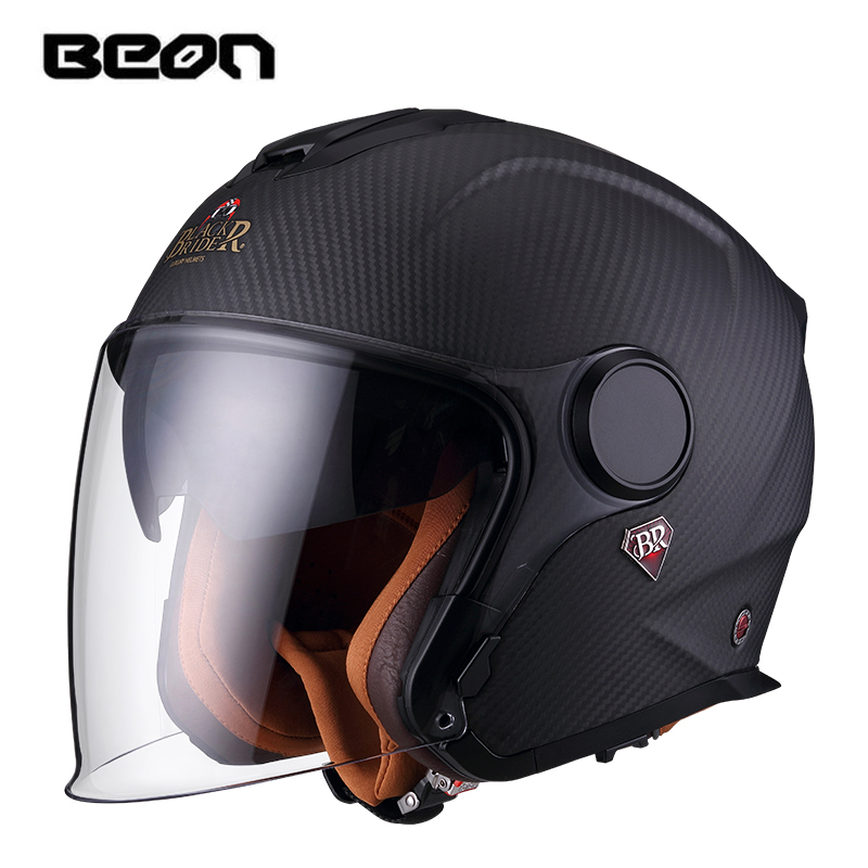 Capacete de Motocicleta BEON B - Carbon Fiber Lightweight Motorcycle Helmet avaliação e preço
