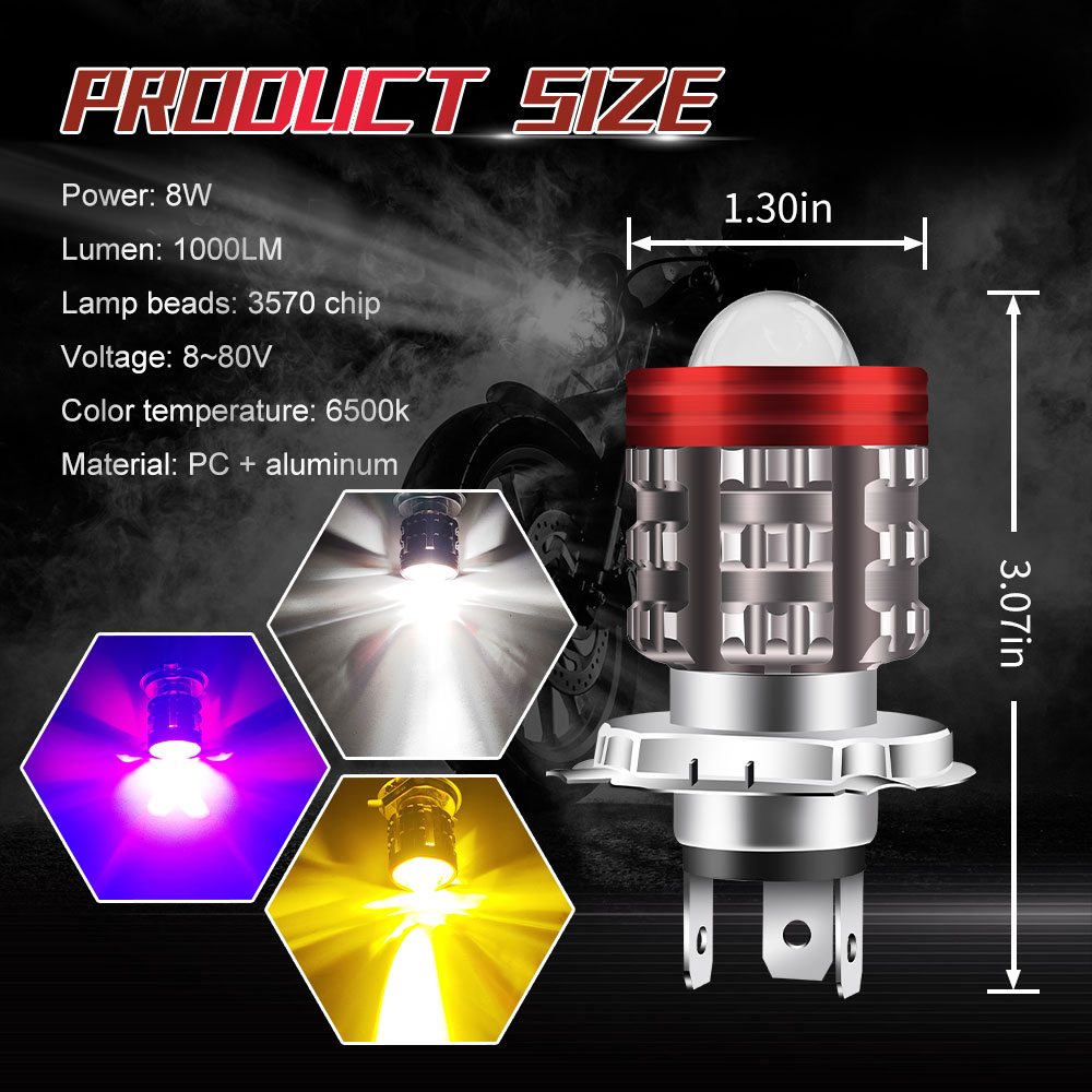 Universal Motocicleta LED Faro - Universal Motorcycle Led Headlight Projector avaliação e preço