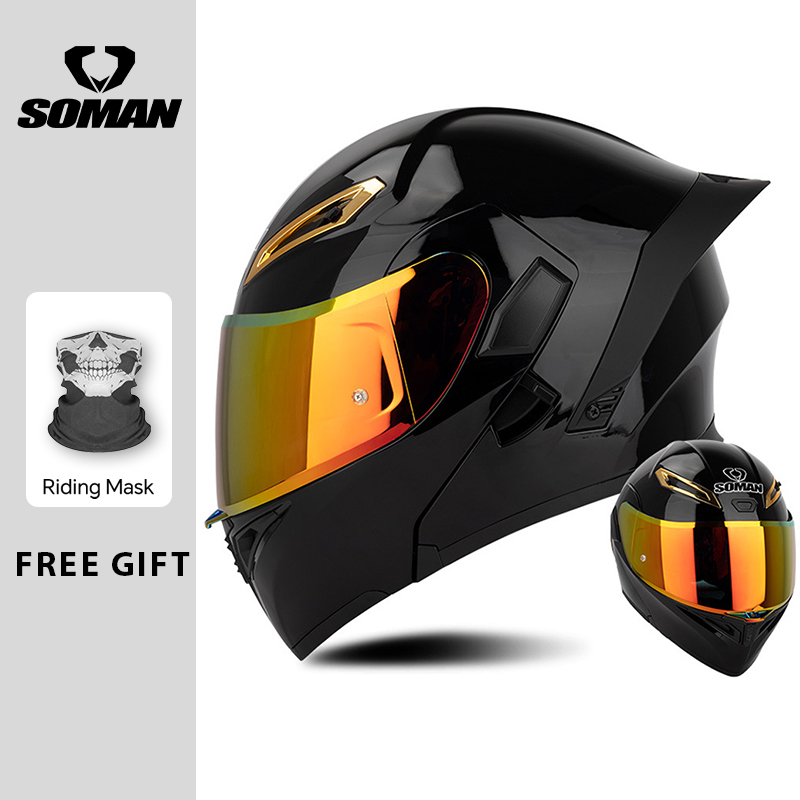 Unissex dot aprovado dupla vis - Modular Flip Up Motorcycle Helmet Dot Approved avaliação e preço