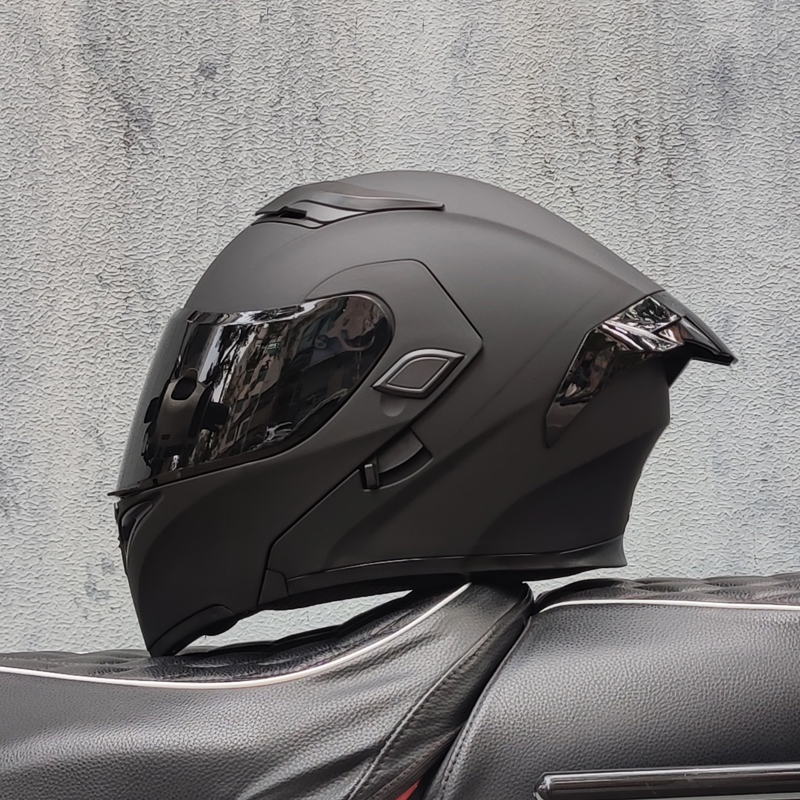 Capacetes de motocicleta ORZ c - Modular Flip Up Motorcycle Helmet Dot Approved avaliação e preço