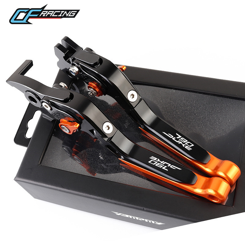 Alavanca de freio e embreagem  - Cnc Aluminum Adjustable Brake Clutch Levers avaliação e preço
