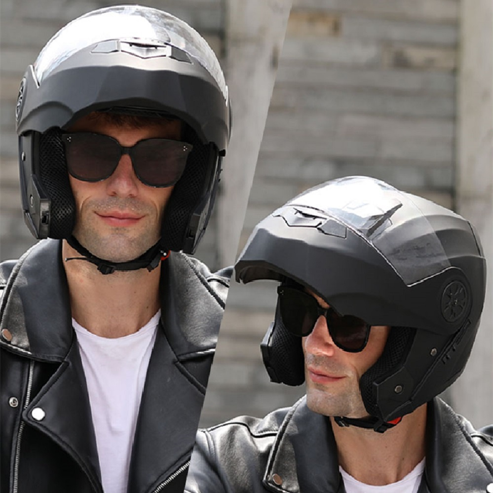 Capacete modular para motocicl - Motorcycle Helmet Inner Sun Visor Lens avaliação e preço