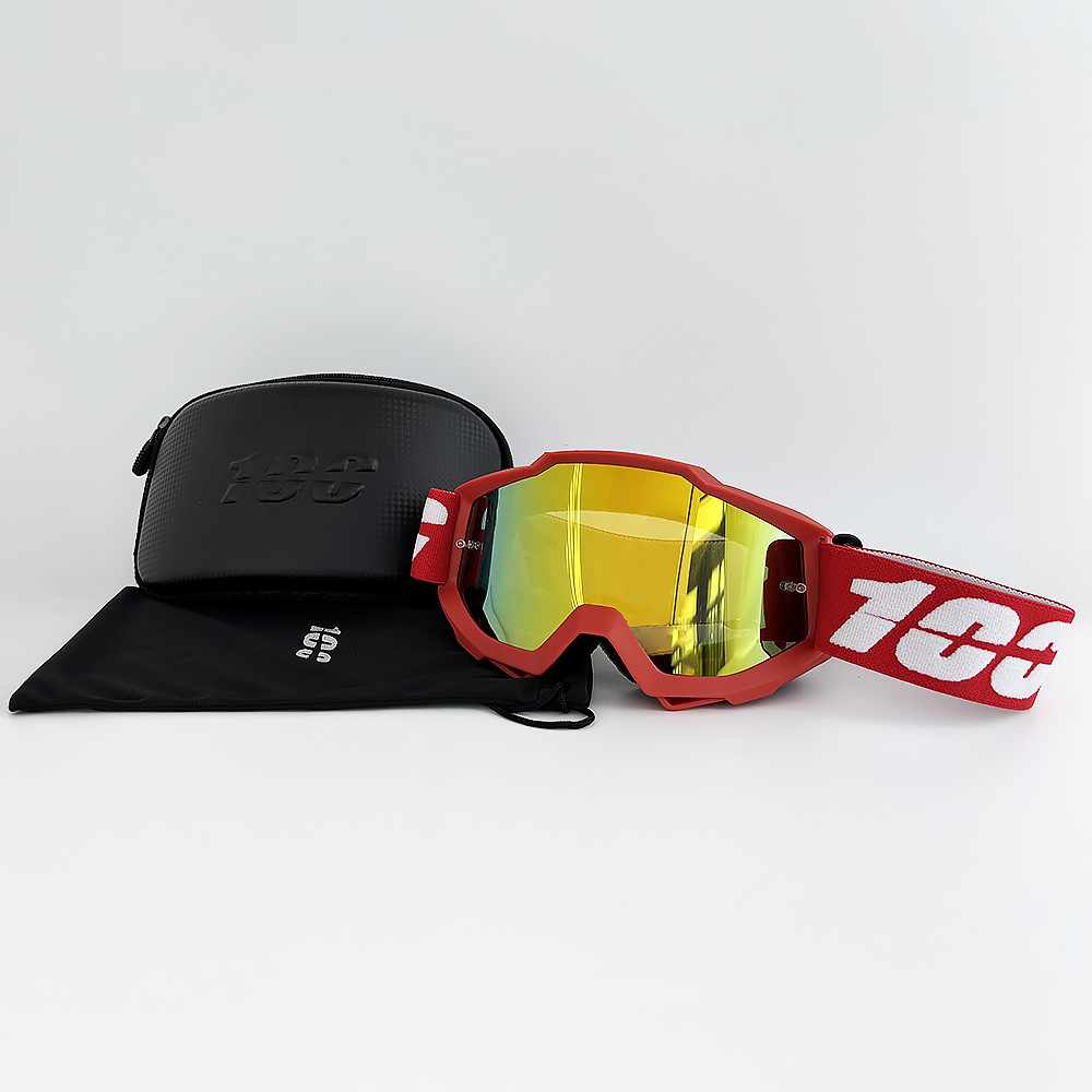 Um conjunto de óculos de motoc - Off Road Motocross Helmet Goggles Set avaliação e preço