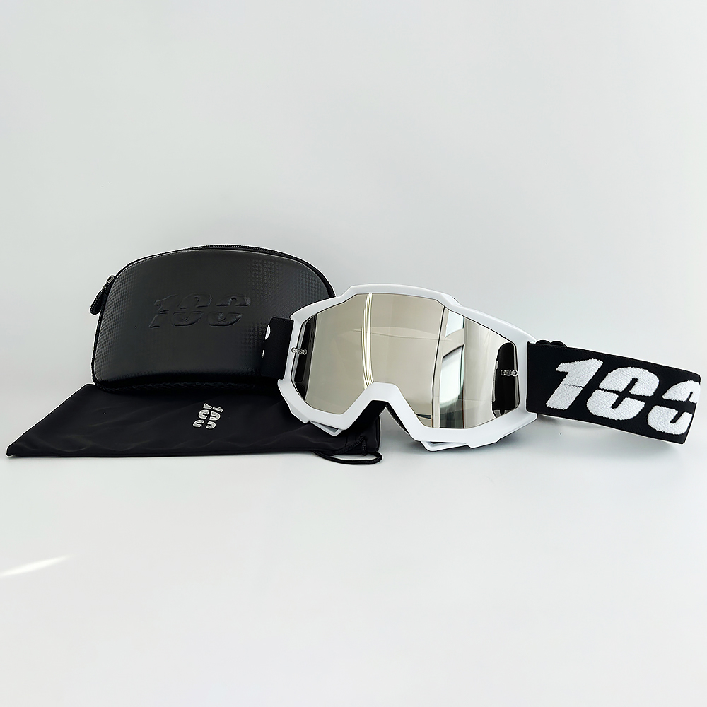 Um conjunto de óculos de motoc - Off Road Motocross Helmet Goggles Set avaliação e preço