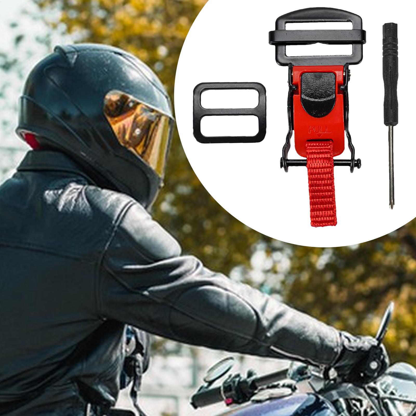 Fivela de Liberação Rápida par - Quick Release Buckle Motorcycle Helmet avaliação e preço
