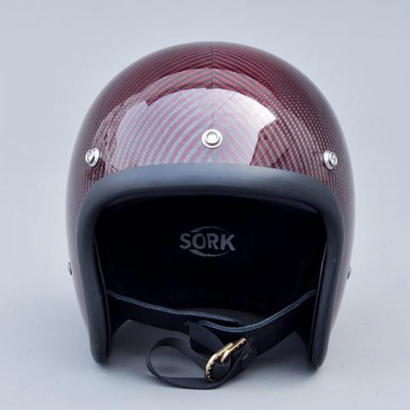 Capacete de rosto aberto cláss - Carbon Fiber Lightweight Motorcycle Helmet avaliação e preço