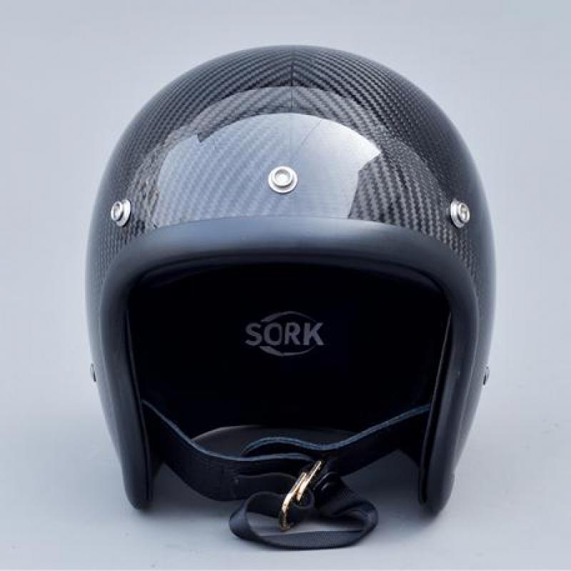 Capacete de rosto aberto cláss - Carbon Fiber Lightweight Motorcycle Helmet avaliação e preço