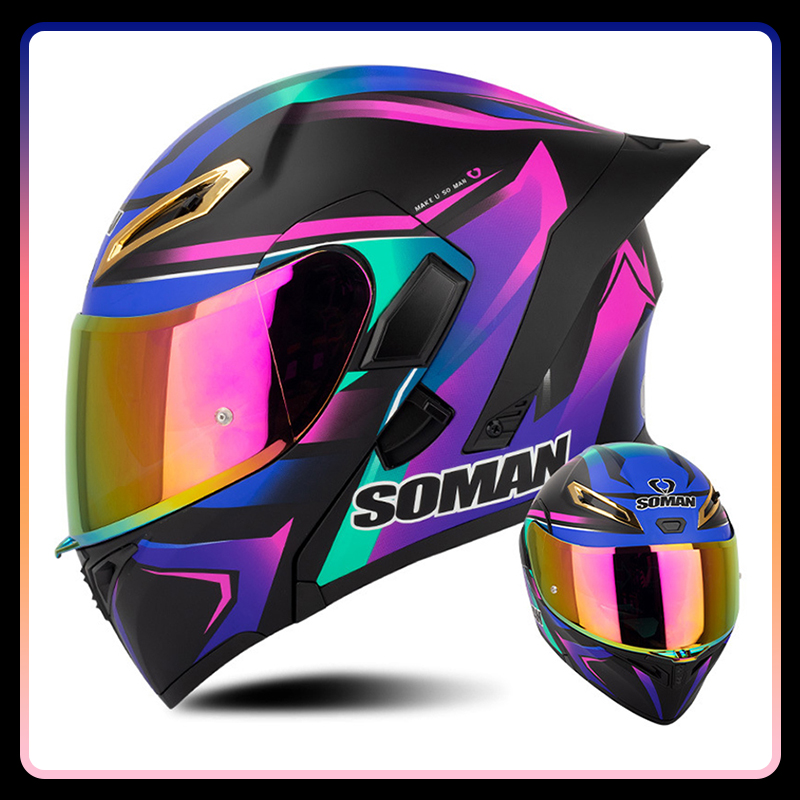 Homens mulheres capacetes de m - Modular Flip Up Motorcycle Helmet Dot Approved avaliação e preço