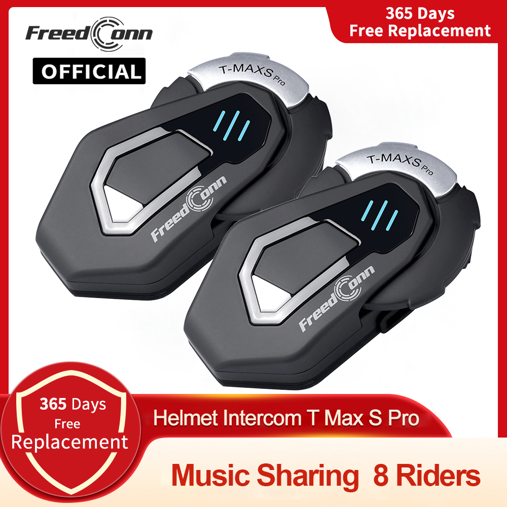FreedConn-T Max S Pro Motorcyc - Universal Motorcycle Helmet Intercom Headset avaliação e preço