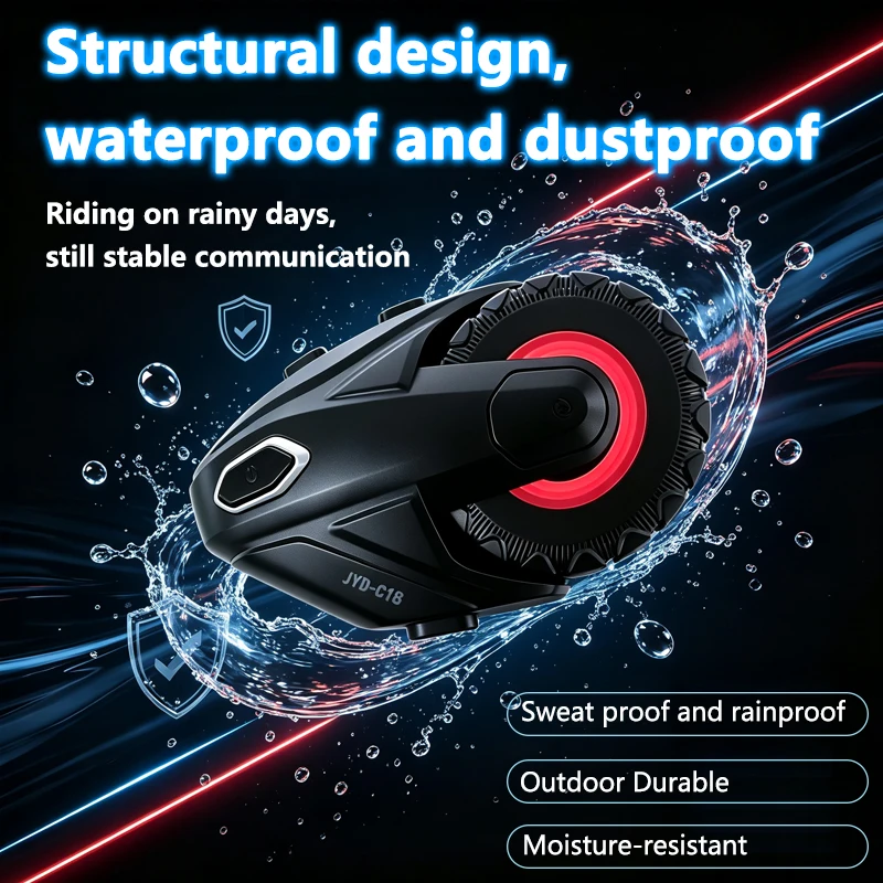 1/2 Peças Intercomunicador Blu - Universal Motorcycle Helmet Intercom Headset avaliação e preço