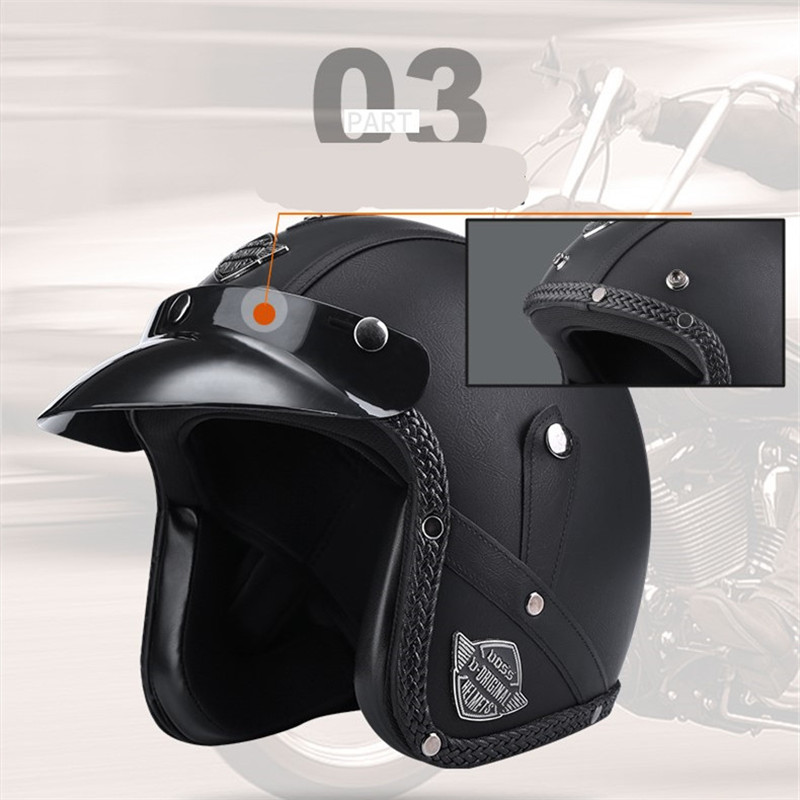 Nova chegada capacetes de rost - Vintage Open Face Retro Helmet avaliação e preço