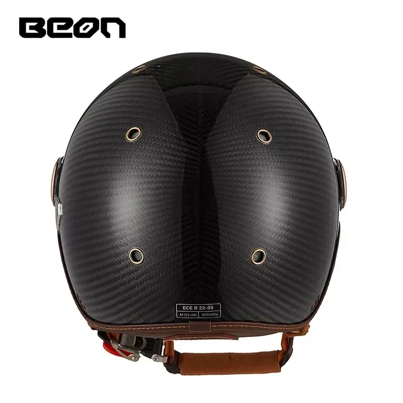 Beon br13 retro rosto aberto m - Vintage Open Face Retro Helmet avaliação e preço