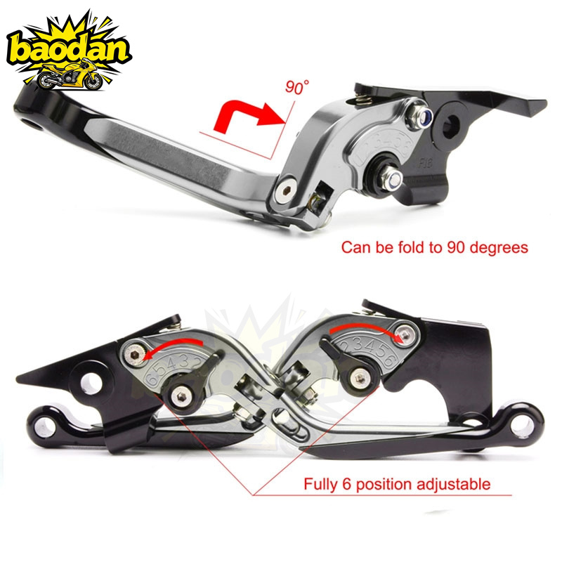 Alavanca de Embreagem e Freio  - Cnc Aluminum Adjustable Brake Clutch Levers avaliação e preço