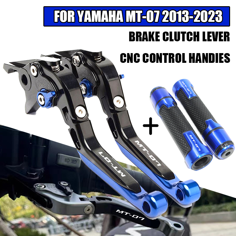 Para MT-07 FZ-07 MT 07 FZ07 MT - Cnc Aluminum Adjustable Brake Clutch Levers avaliação e preço