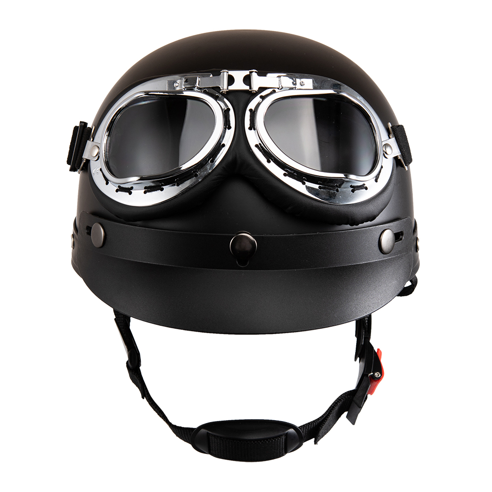 Capacete de motocicleta rosto  - Vintage Open Face Retro Helmet avaliação e preço