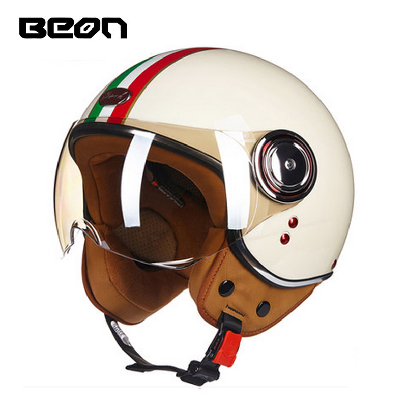 Capacete BEON 110B Aberto para - Vintage Open Face Retro Helmet avaliação e preço