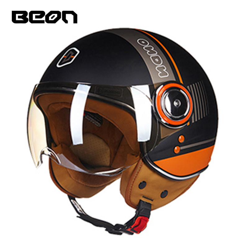 Capacete BEON 110B Aberto para - Vintage Open Face Retro Helmet avaliação e preço