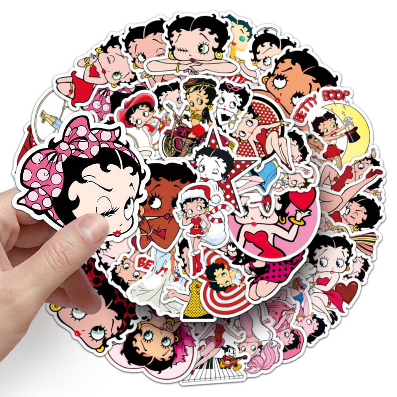 Adesivos Betty Boop 50 unidade - Atv Parts avaliação e preço